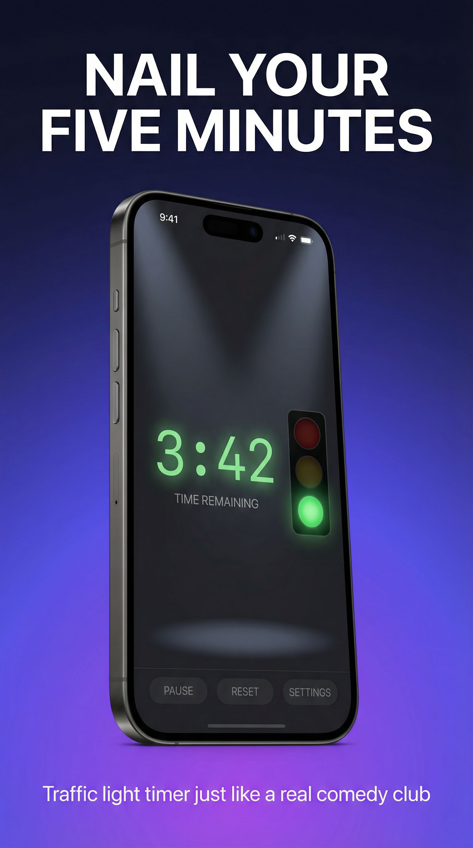 Tight Five traffic light timer in action