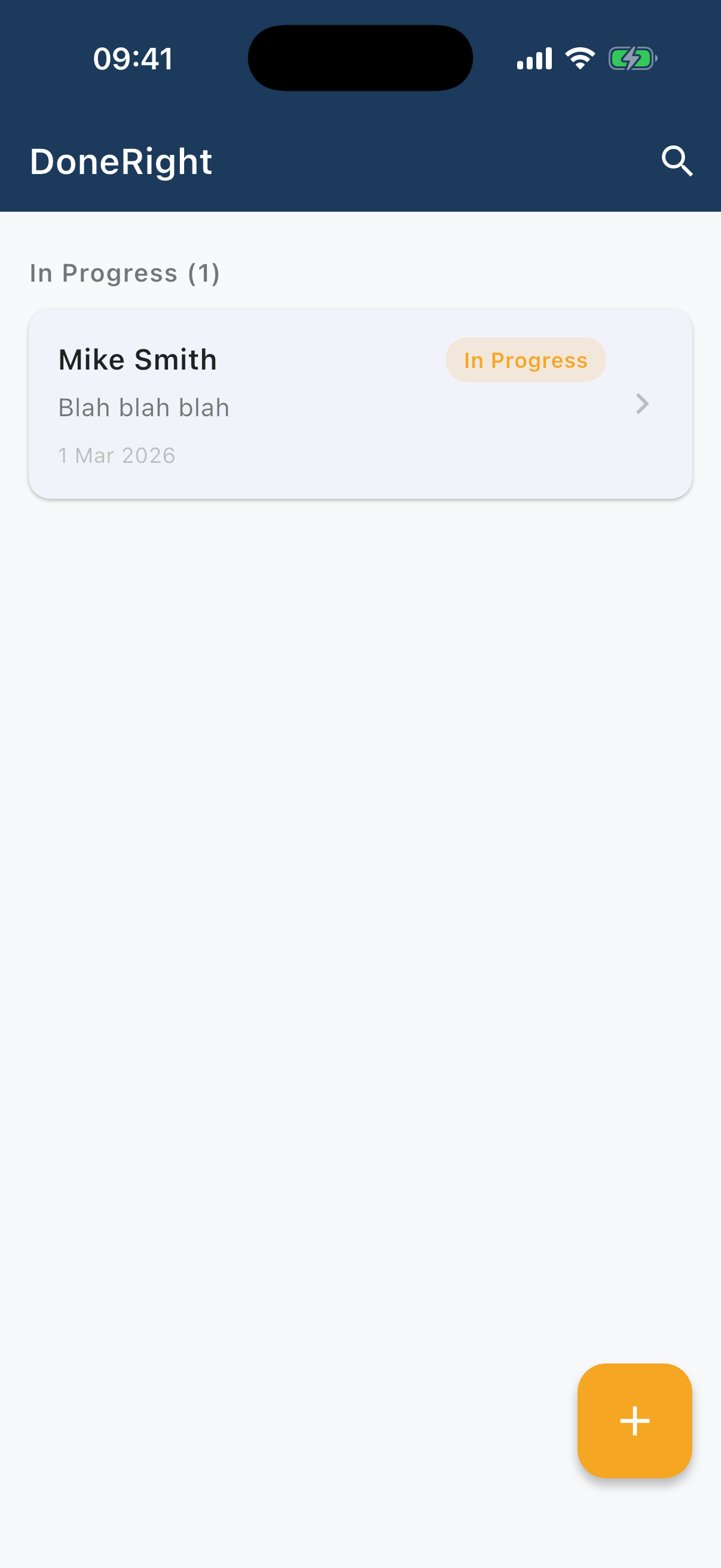 DoneRight app screenshot