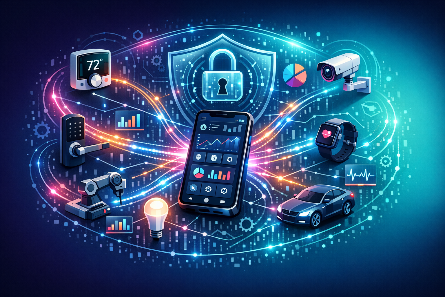 IoT Integration in Apps: Real-Time Data, Automation & Security Tips