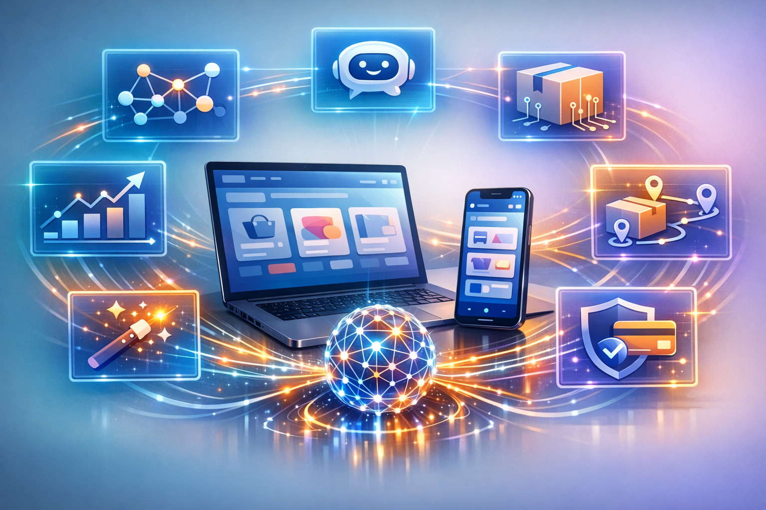 E-commerce AI: 7 App Upgrades to Boost Sales & Automate Support