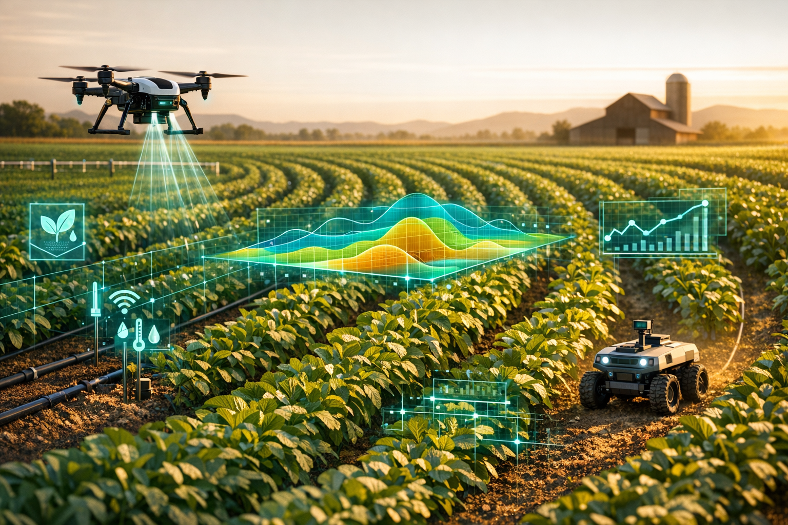 AI in Agriculture Apps: Precision Farming to Boost Yields & Cut Costs